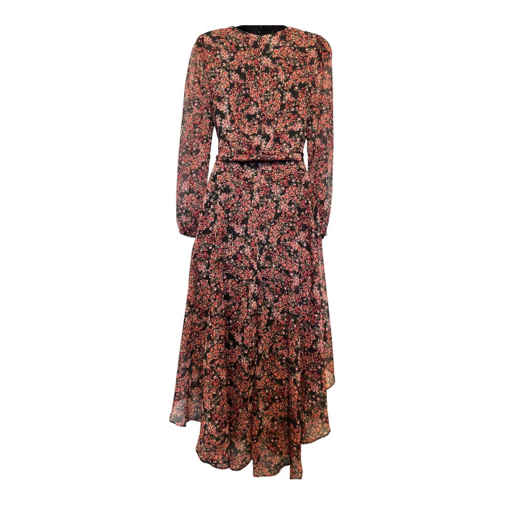 Women's Floral-Print Button-Front Maxi Dress Size XS - Picture 5 of 8